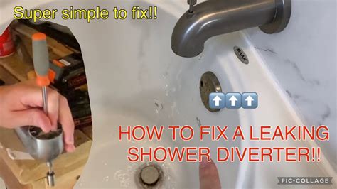 water leaking from tub spout when shower is off|Water Drips When Shower Is Off and Diverter Is。